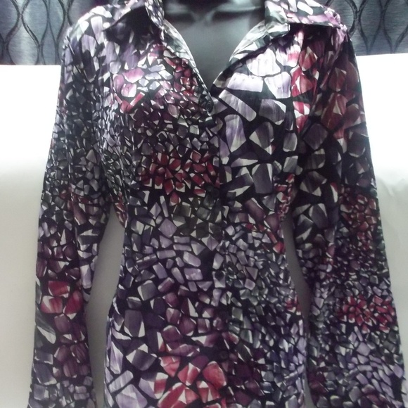 Dressbarn Multi Color Blouse Sz. Large - Picture 1 of 5